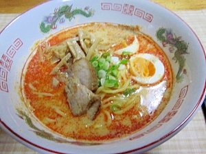 市販の麺で我家風～坦々麺