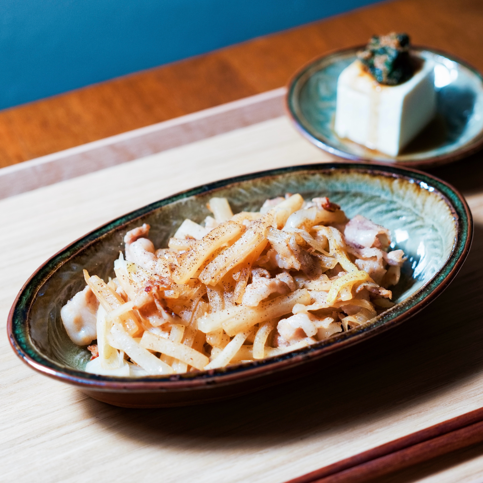 止まらない❗️塩大根と豚肉の炒めもの【和食・主菜】