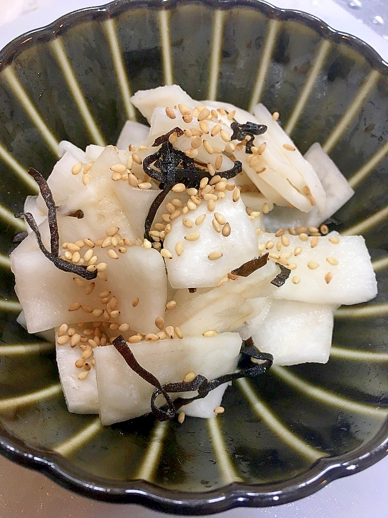 大根の皮で作ったちゃちゃっと漬け物