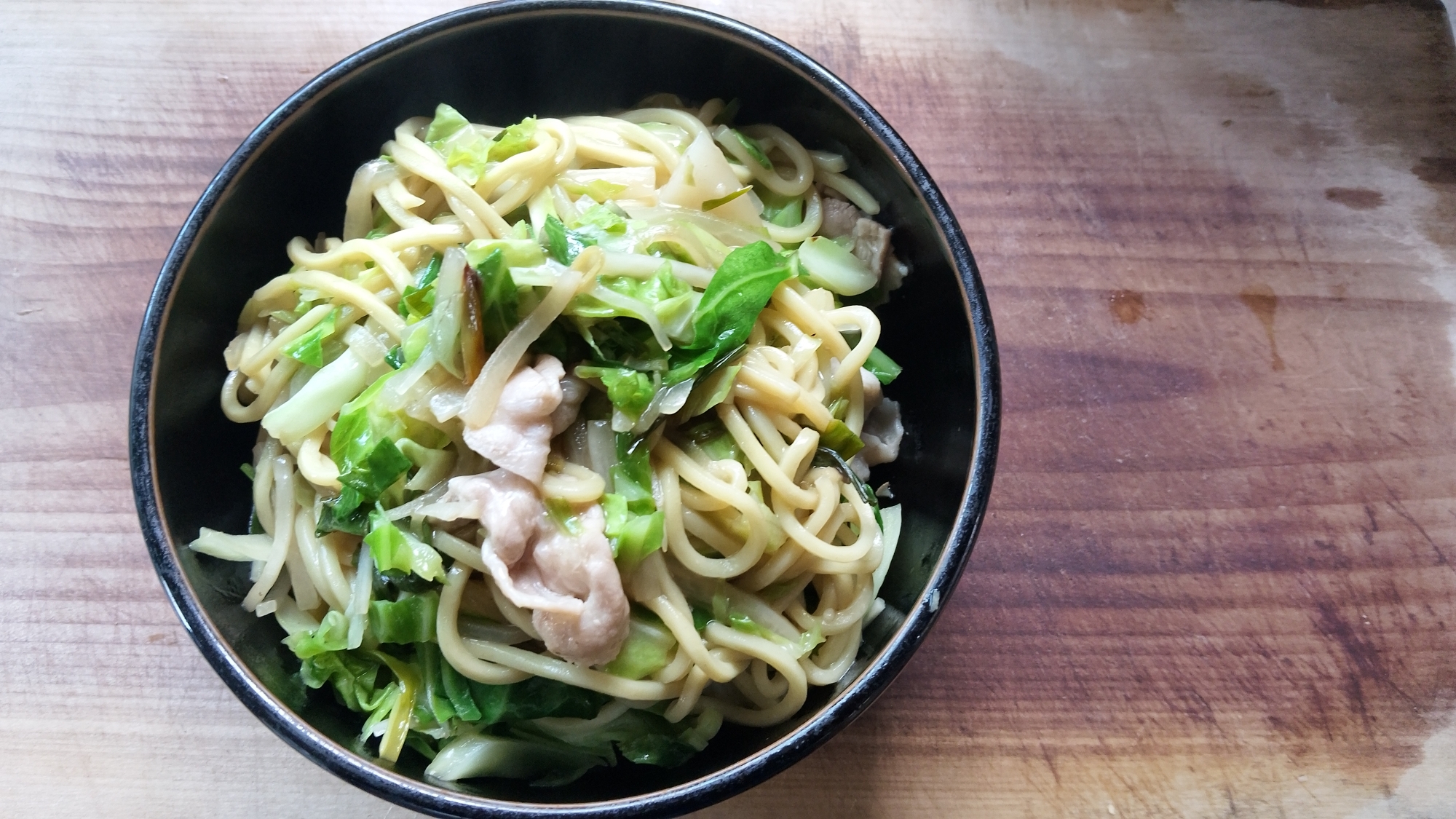 汁なしキャベツチャンポン麺