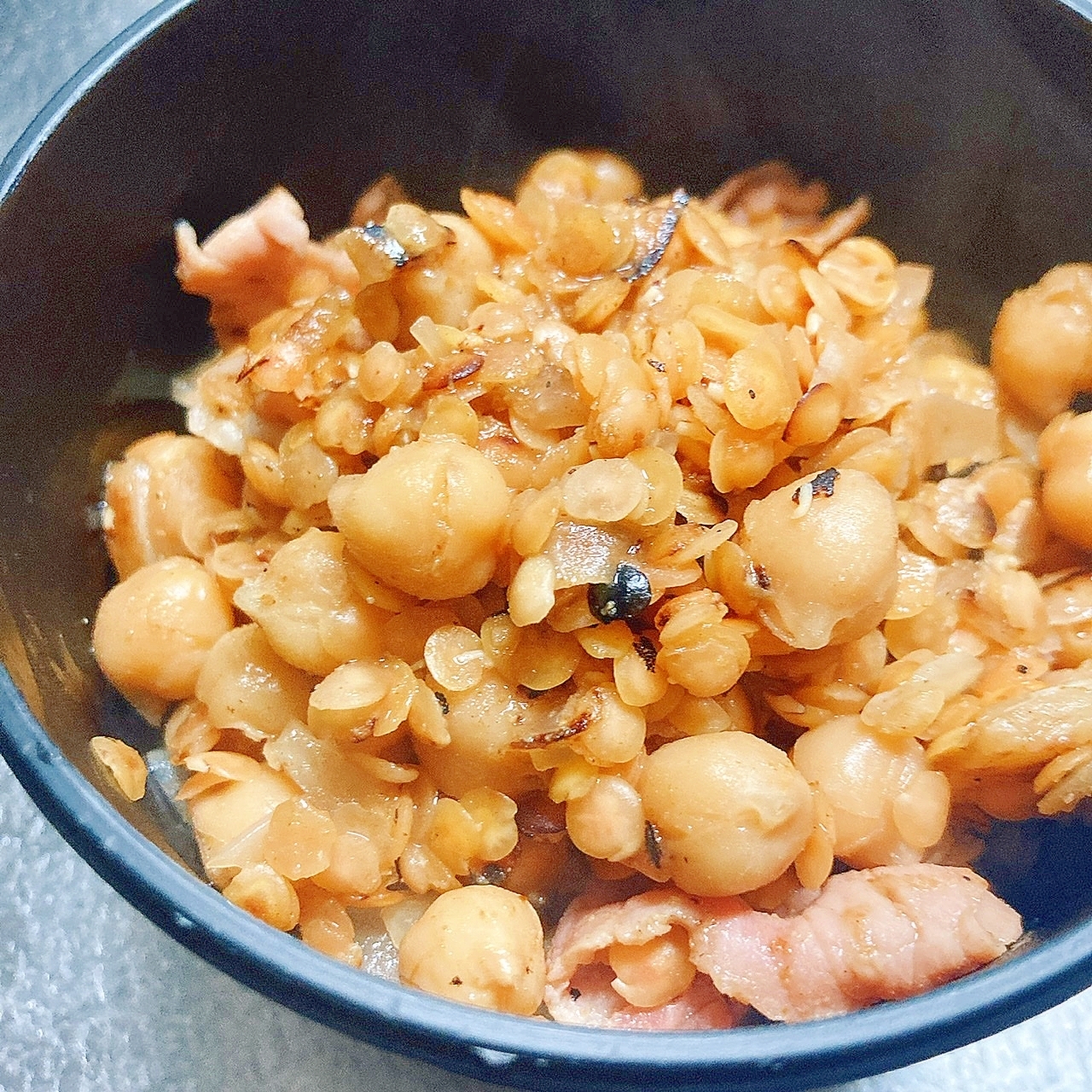 スパイスおかず★2種のお豆のスパイス煮