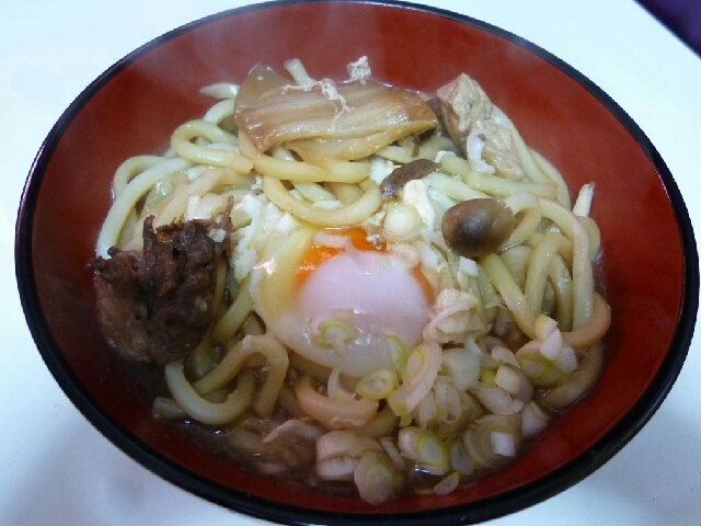 すき焼きリメイクすき焼きうどん