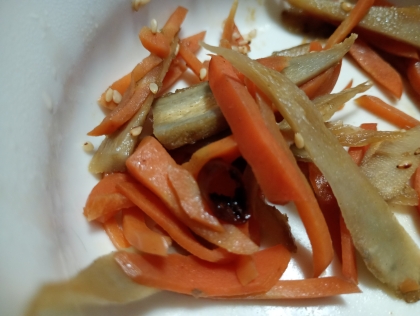 食べごたえあるきんぴらごぼう