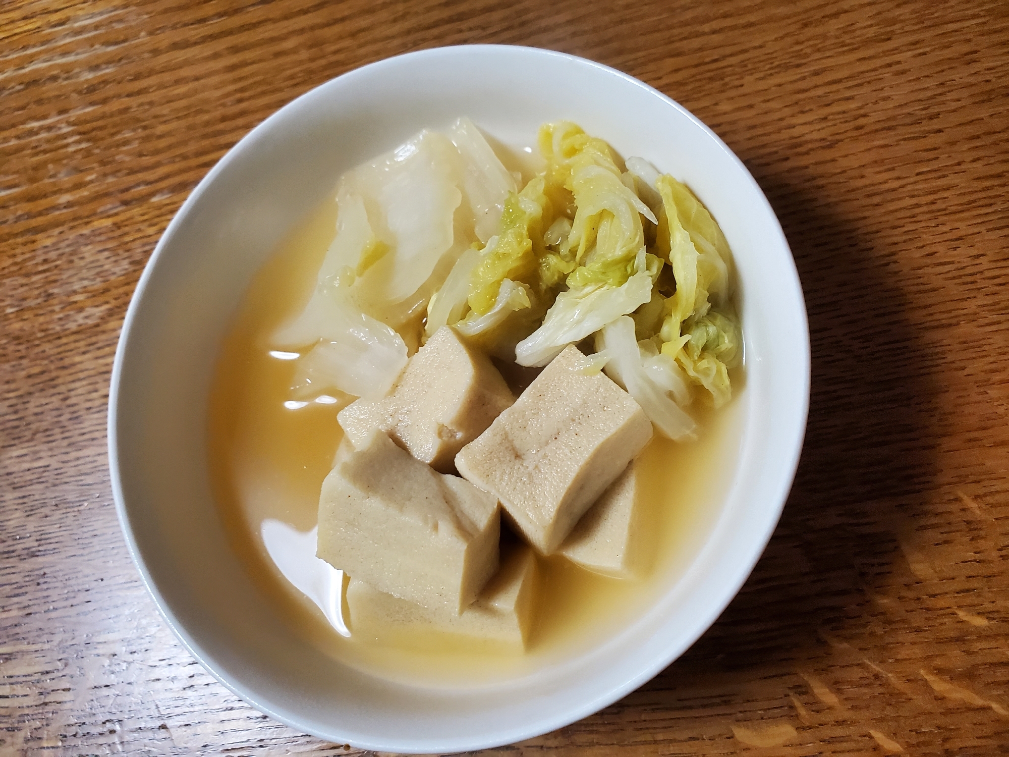 高野豆腐と白菜の煮物