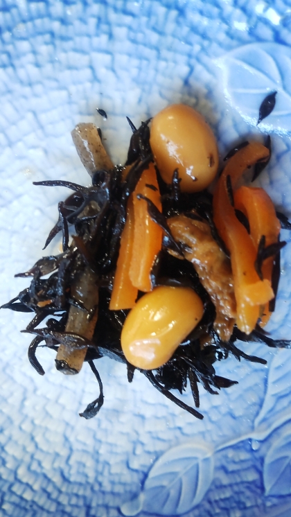 ◆ひじき＆大豆の煮物