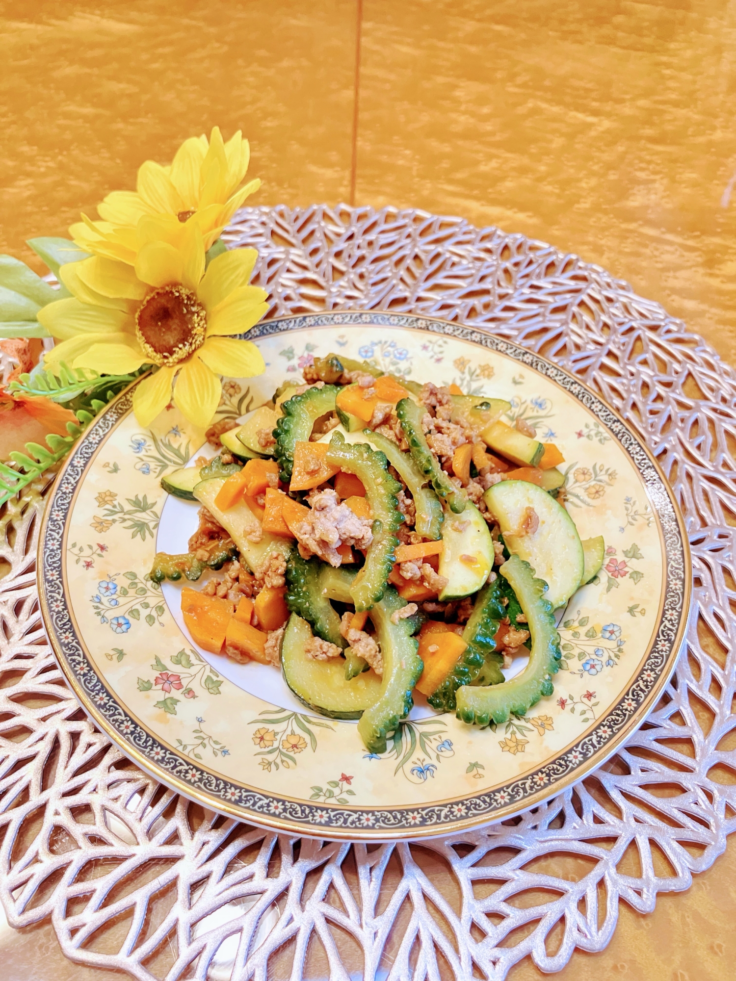 〜夏野菜の肉味噌炒め〜