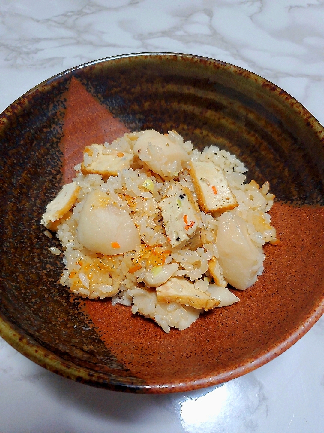 がんもと里芋の炊き込みご飯