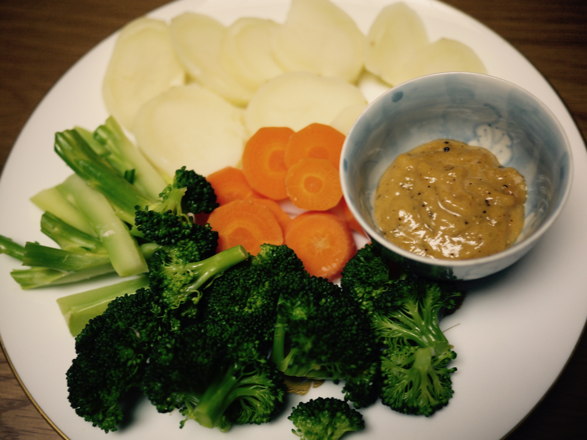 バーニャカウダー風 お味噌の温野菜つけダレ レシピ 作り方 By みーちゃんの姉 楽天レシピ