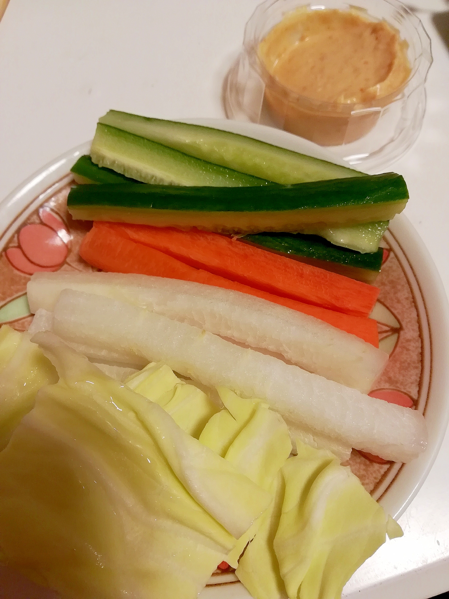 彩り野菜スティック☆ゴマみそマヨネーズソース