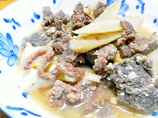 馬肉の味噌煮込み