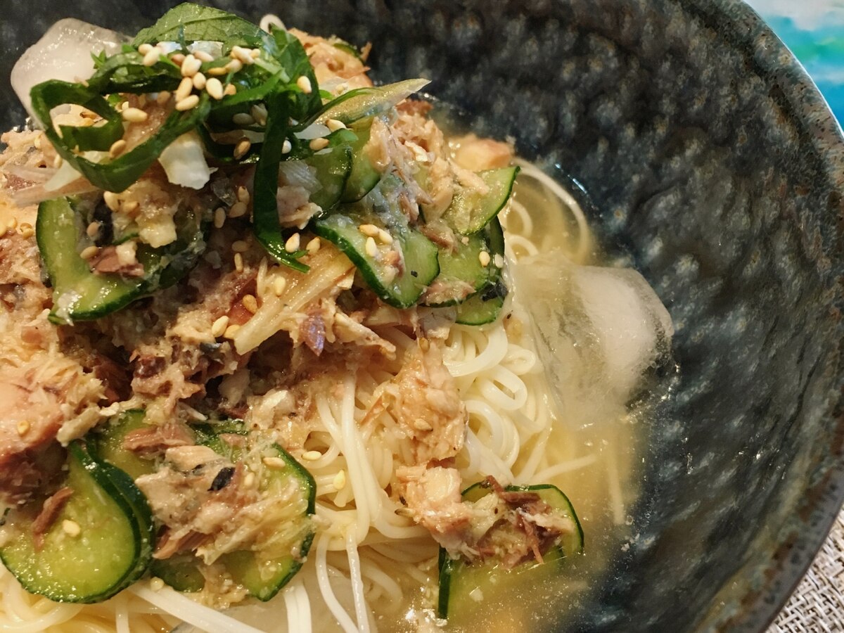 簡単すぎる鯖缶そうめん レシピ 作り方 By おしゃれりんご 楽天レシピ 簡単すぎる鯖缶そうめん レシピ 作り方 By おしゃれりんご 楽天レシピ