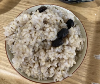 黒豆の炊き込みご飯