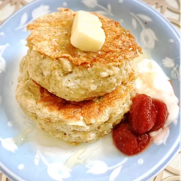 罪悪感ゼロ ふっくらバナナオートミールパンケーキ レシピ 作り方 By みきたん 楽天レシピ 罪悪感ゼロ ふっくらバナナオートミールパンケーキ レシピ 作り方 By みきたん 楽天レシピ