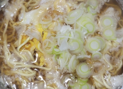 ネギだけ☆シンプルなラーメン
