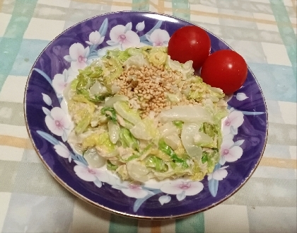 ♪白菜とまるごとツナ缶の和風サラダ♪