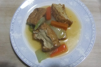 白菜と厚揚げのうま煮