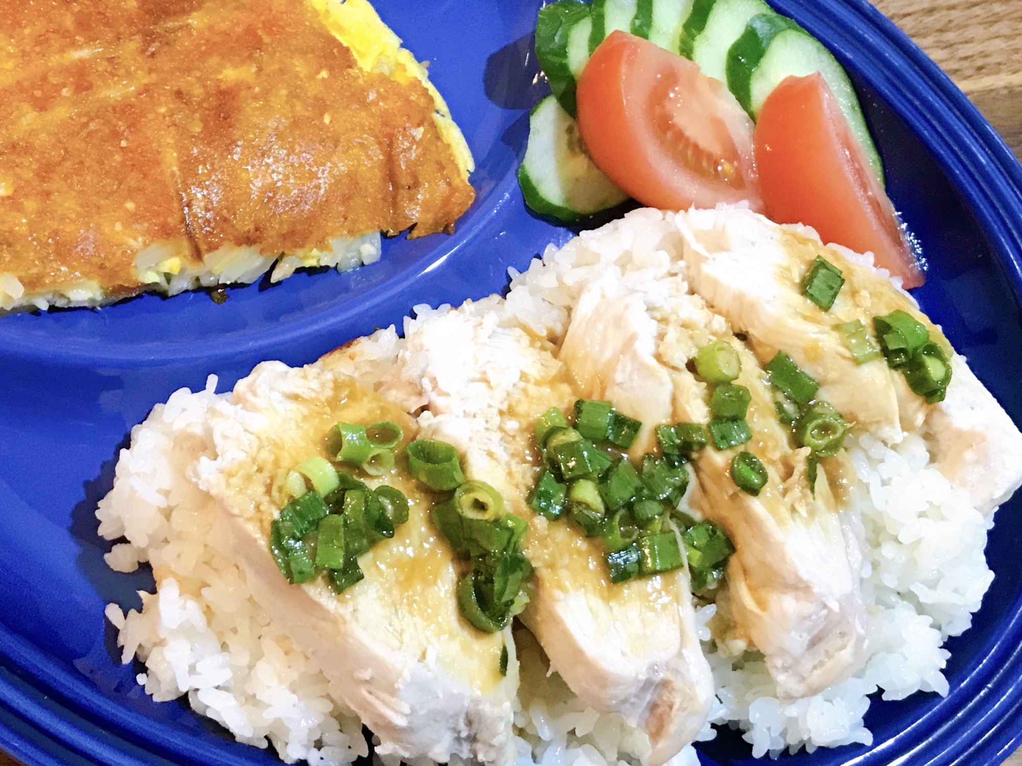 鶏むねがやわらかい!炊飯器deカオマンガイ