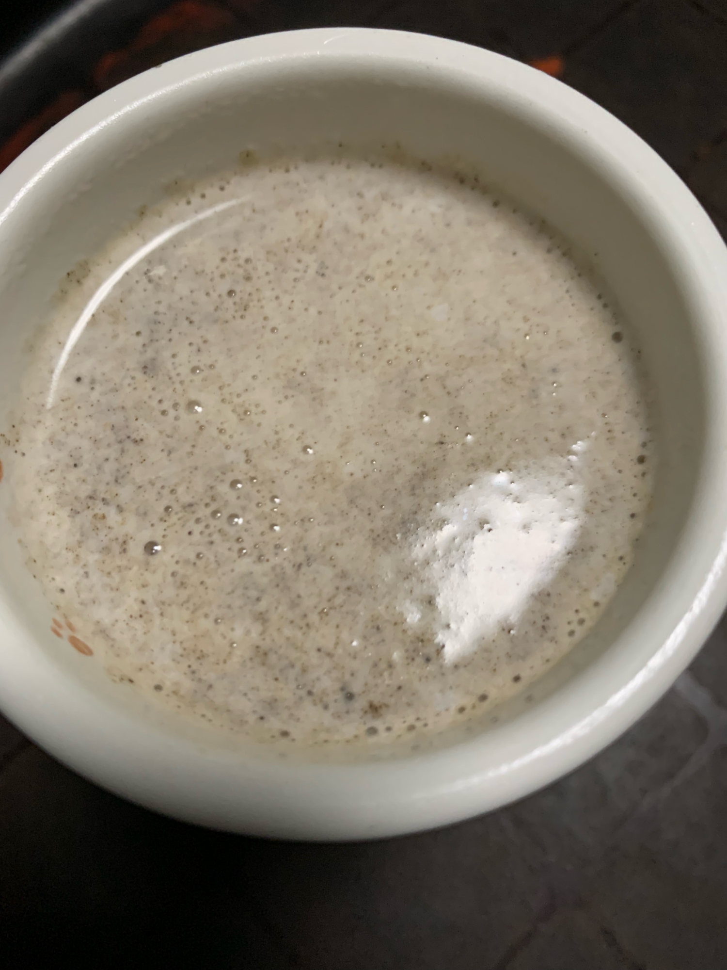 白ごま甘酒ミルク