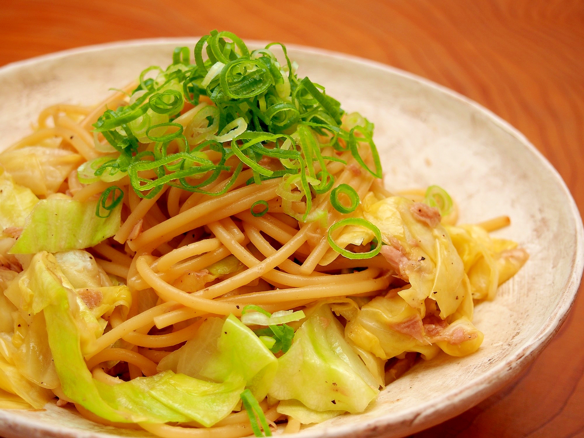 シンプルが一番 キャベツとツナのバター醤油パスタ レシピ 作り方 By 鶏のから揚げ 楽天レシピ