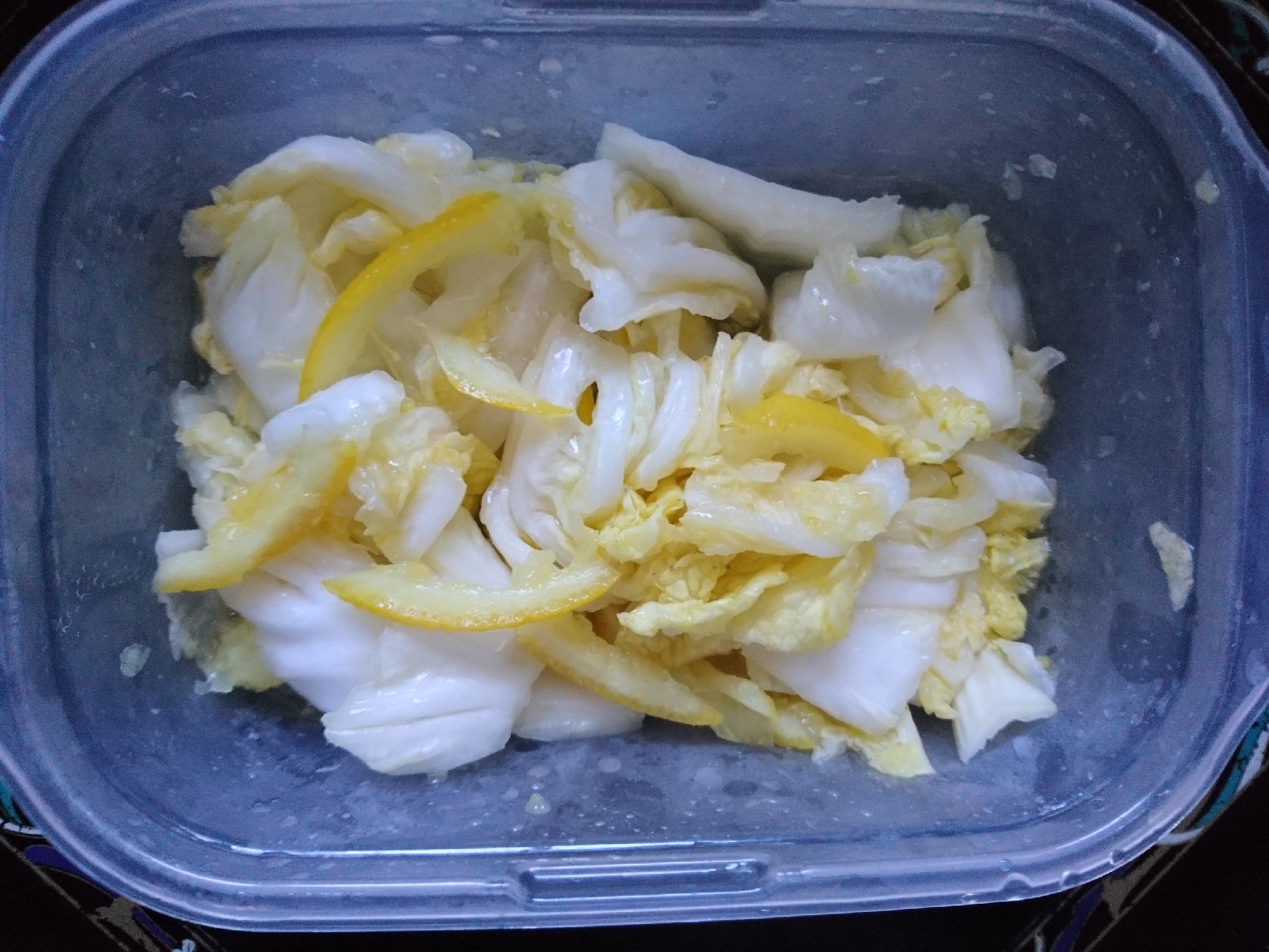 塩柚子の白菜漬け