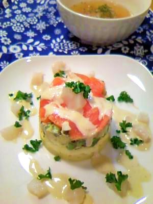 お刺身盛り合わせフル活用deディナー ~前菜~