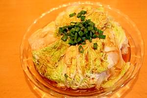 簡単ジューシー★白菜と鶏胸肉のミルフィーユ