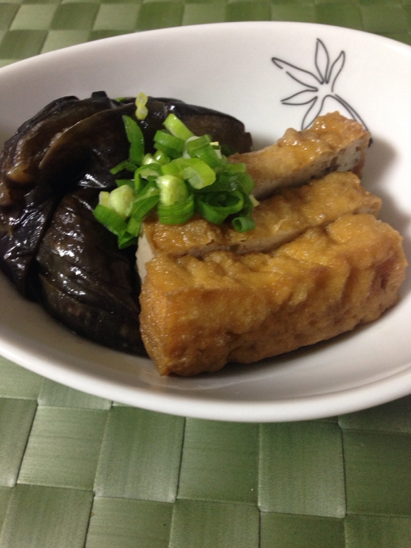 茄子と厚揚げの煮物