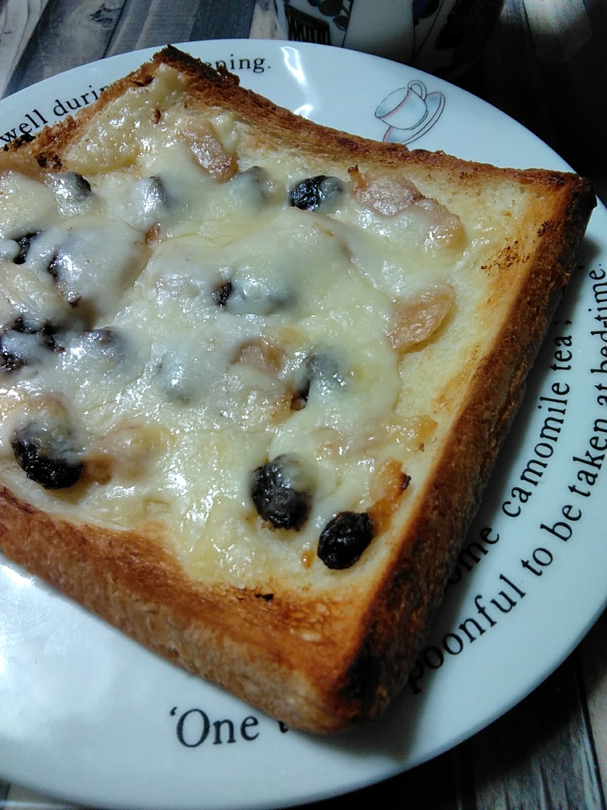 母の日に♡酒粕レーズンチーズトースト