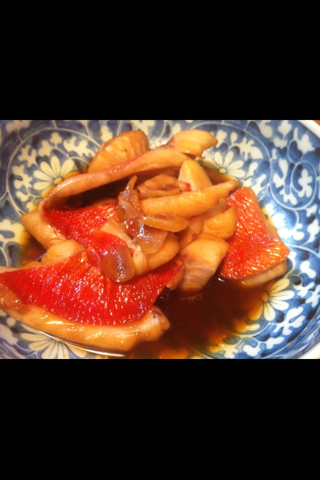 金目鯛の生姜煮