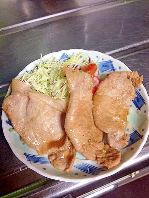 俺の家庭料理！「簡単生姜焼き」