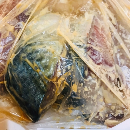 下味冷凍◇鯖の味噌煮