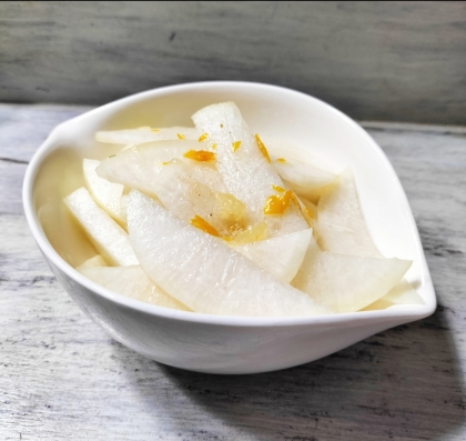 作り置き　レモン大根漬け