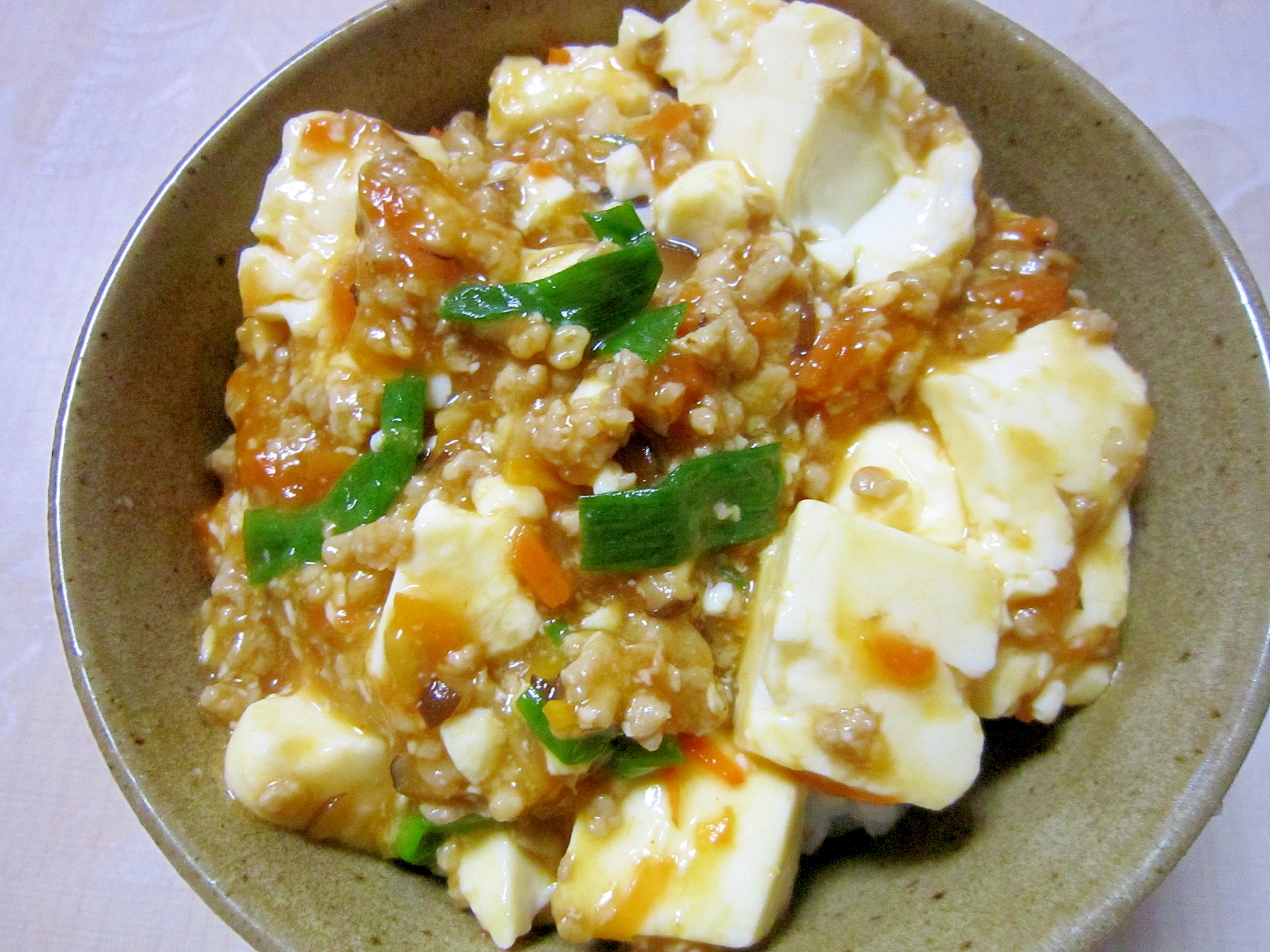 簡単ピリ辛麻婆豆腐
