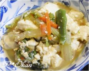 白菜と豆腐のカレー煮