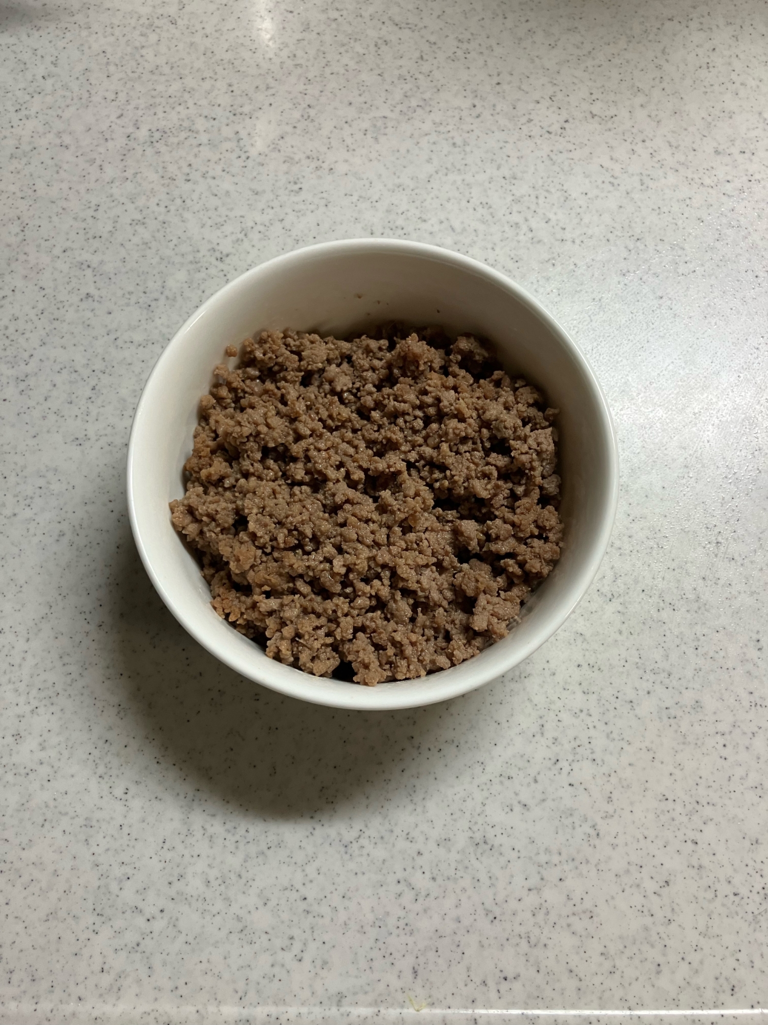 合い挽き肉のそぼろ