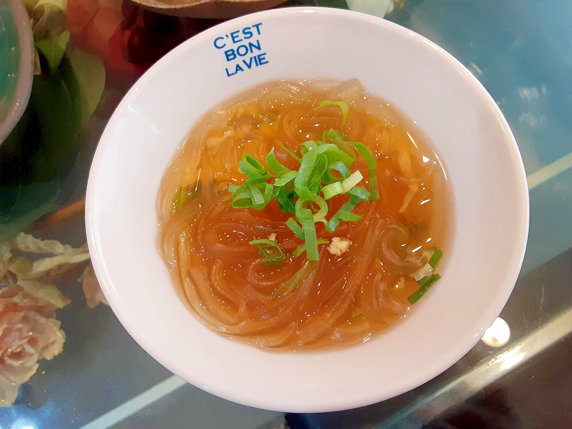 簡単!美味しいくずきりと卵のスープ