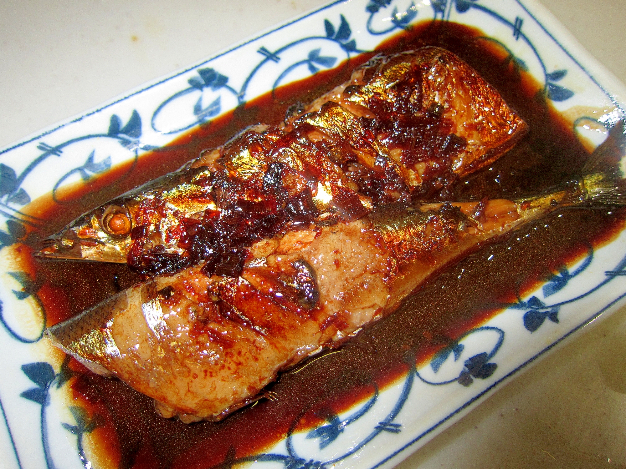 秋刀魚の生姜酢煮