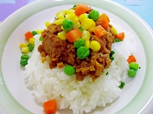 ルクエで簡単♪にんじん入り♪ドライカレー