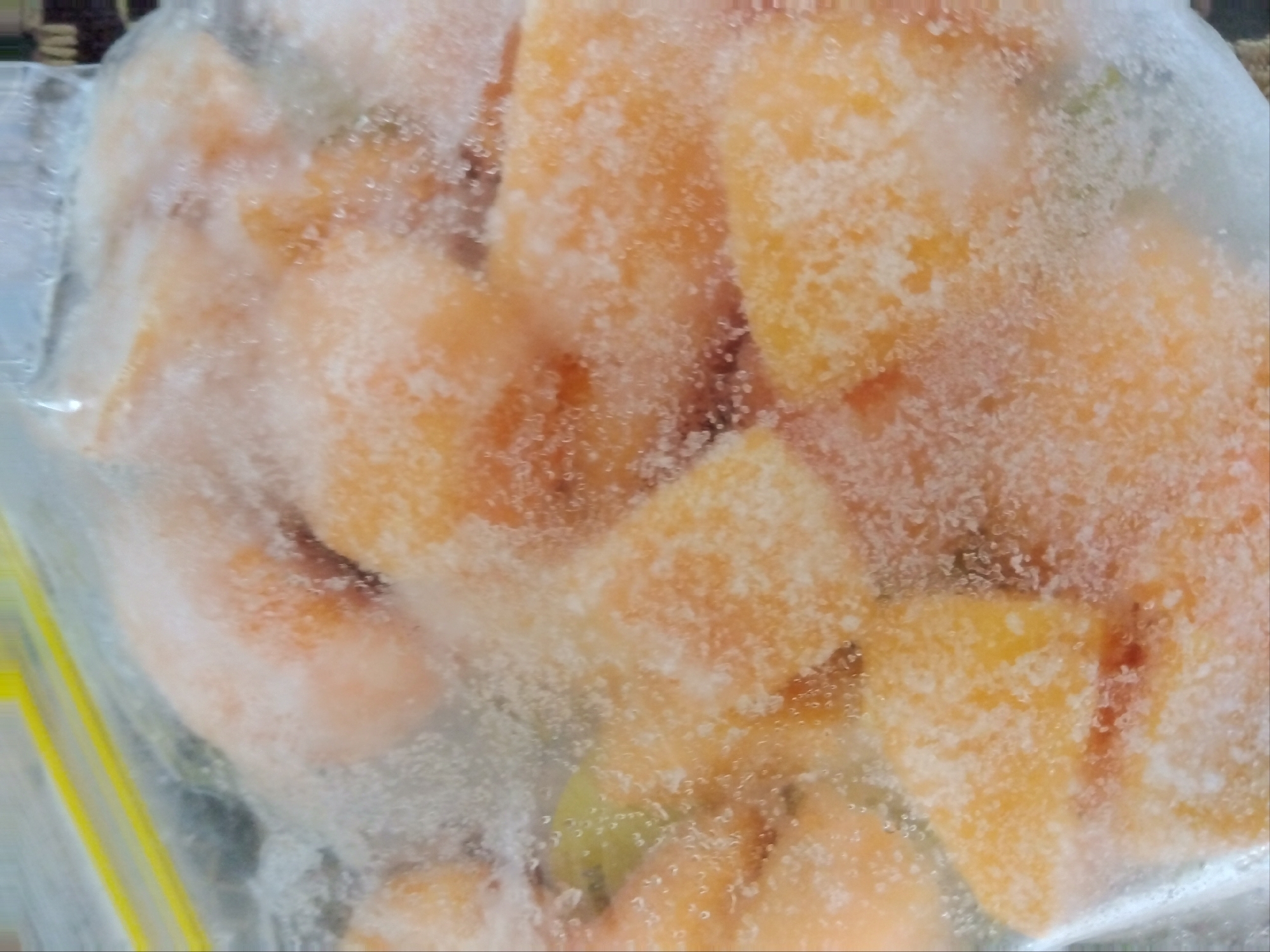 柿の冷凍保存