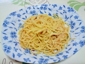 鮭ふりかけでパスタ＋＋