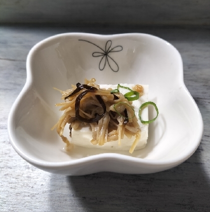 佃煮冷奴