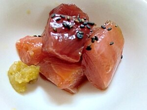 醤油1 みりん1 めんつゆ1で簡単まぐろの漬け レシピ 作り方 By あさこんぶ 楽天レシピ 醤油1 みりん1 めんつゆ1で簡単まぐろの漬け レシピ 作り方 By あさこんぶ 楽天レシピ