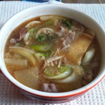 スープがすごく美味しくて、〆のうどんをおかわりしてしまいました(*^o^*)体も温まるし、また作ります♪