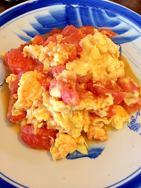 トマトのスクランブルエッグ レシピ 作り方 By きのこのみみ 楽天レシピ
