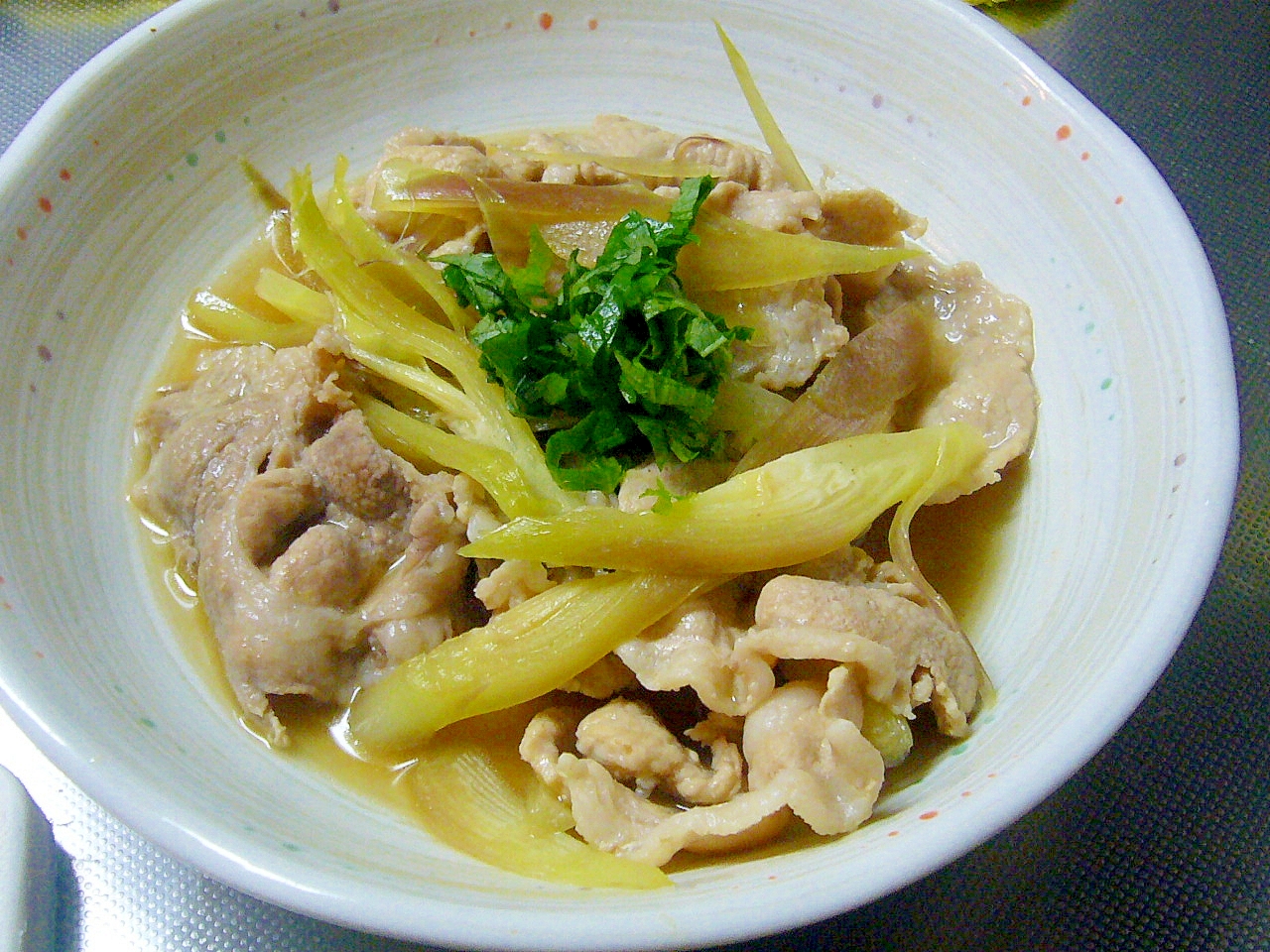 さっぱり爽やか☆ 豚肉とミョウガのさっと煮
