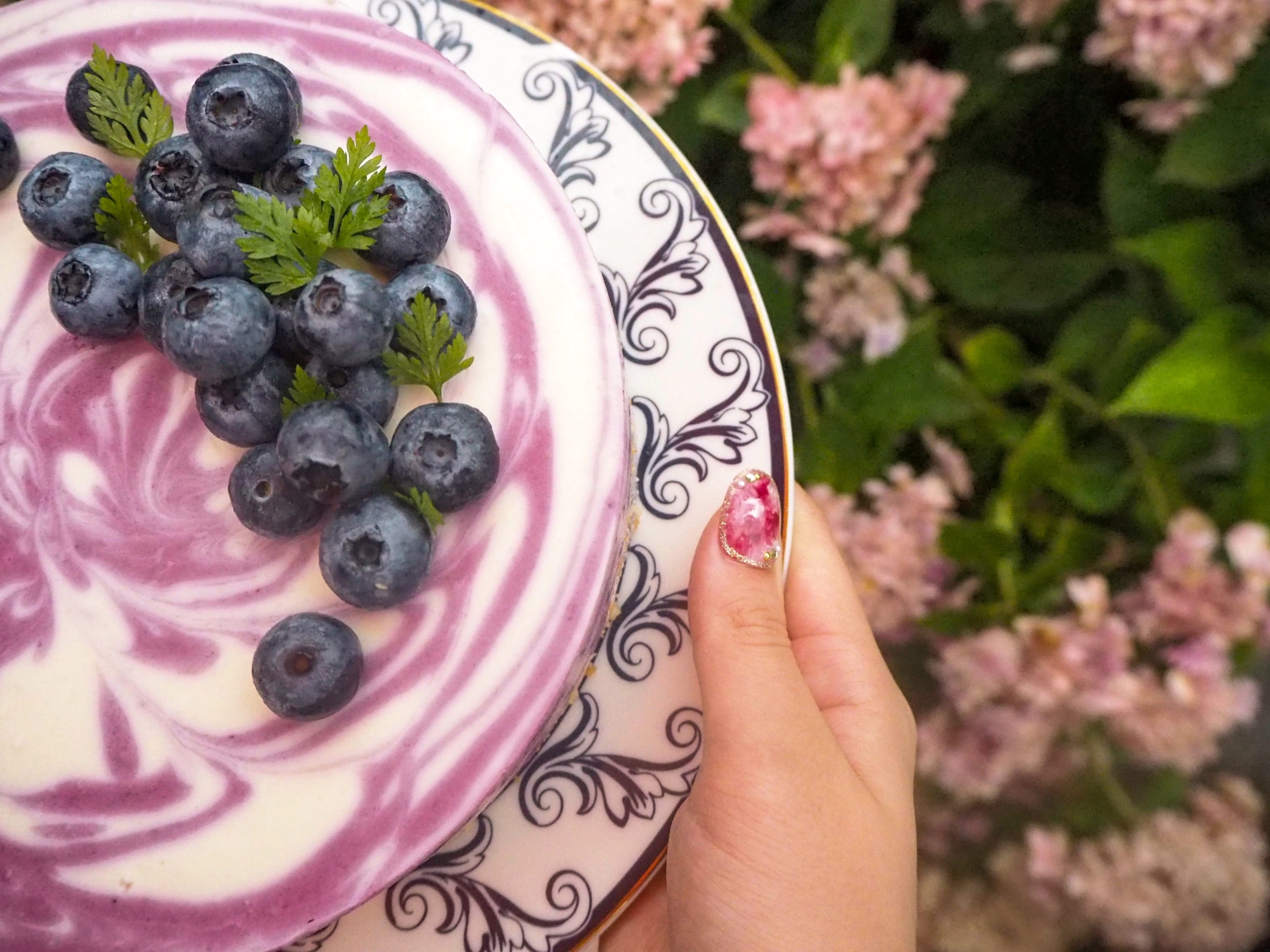 ブルーベリーレアチーズケーキ レシピ 作り方 By ただのひまわり 楽天レシピ