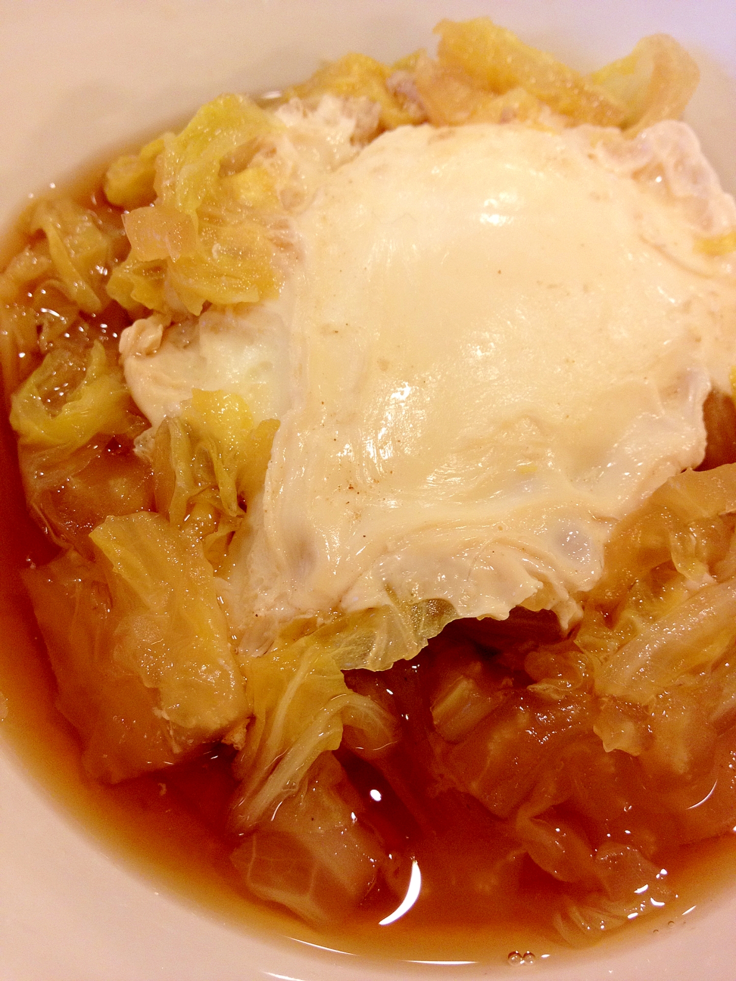 あっさり和風味 白菜の卵落とし煮 レシピ 作り方 By ななじまる 楽天レシピ