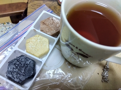 ジンジャーレモンティーとマカロン