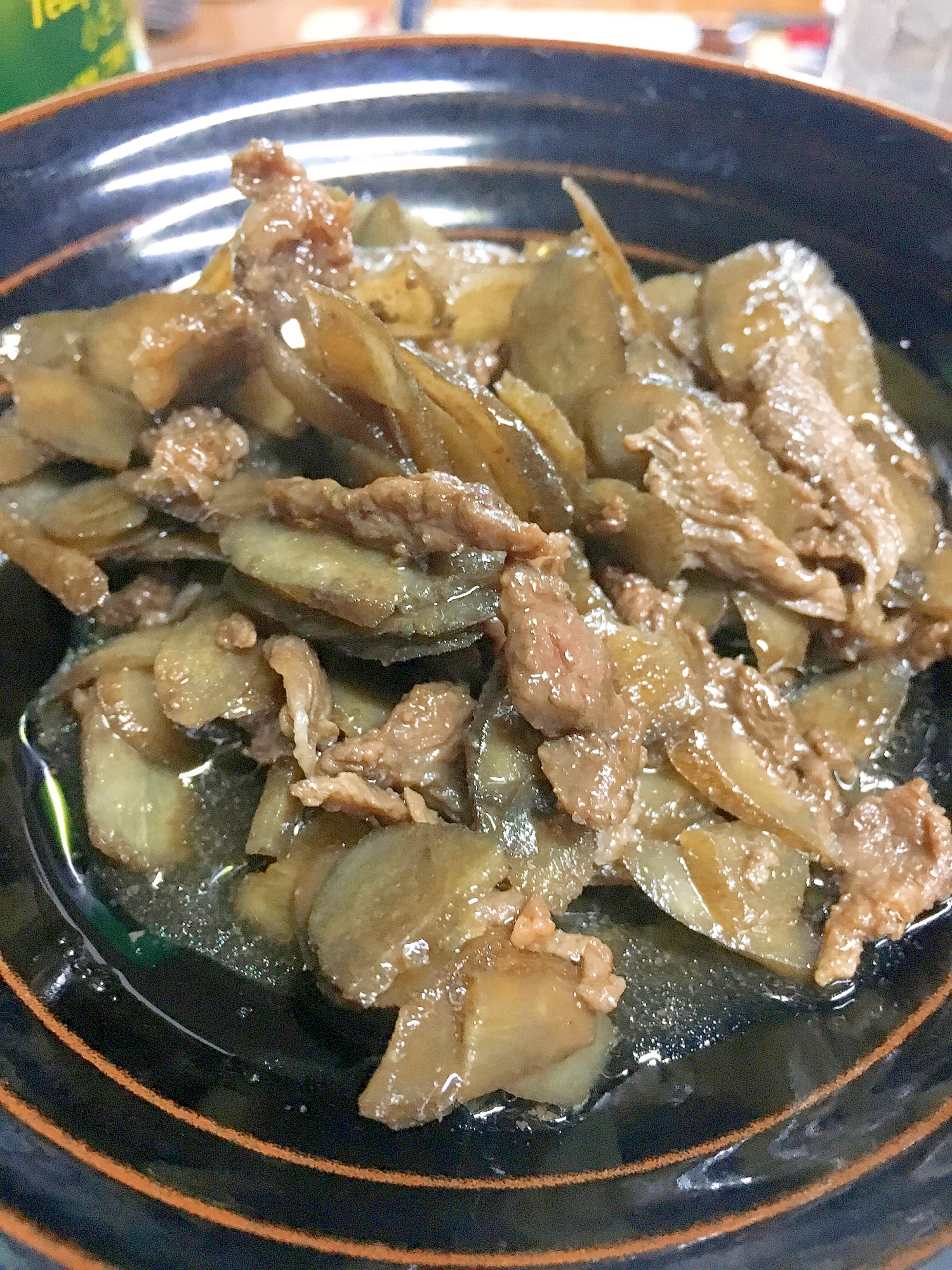 ごぼうと牛肉のしぐれ煮