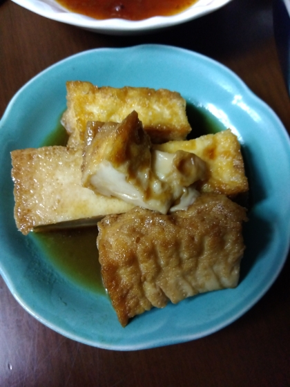 簡単美味しいおふくろの味♪厚揚げの煮物♪